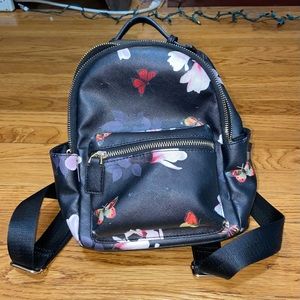 floral mini backpack